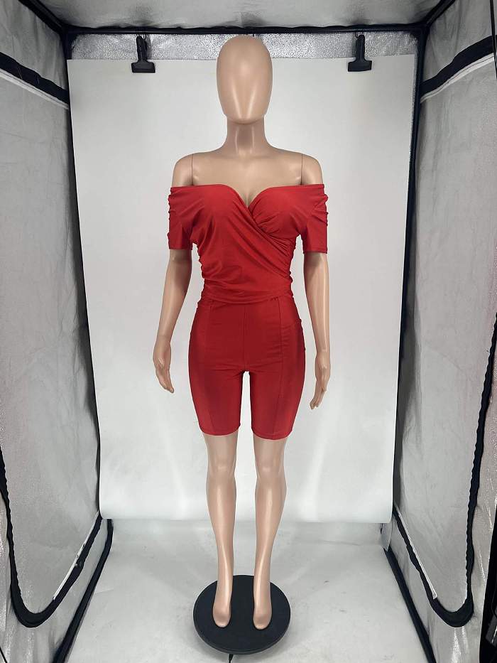 SUPER WHOLESALE |  V Neck Romper