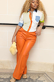 SUPER WHOLESALE | Colour Block Shirt Top