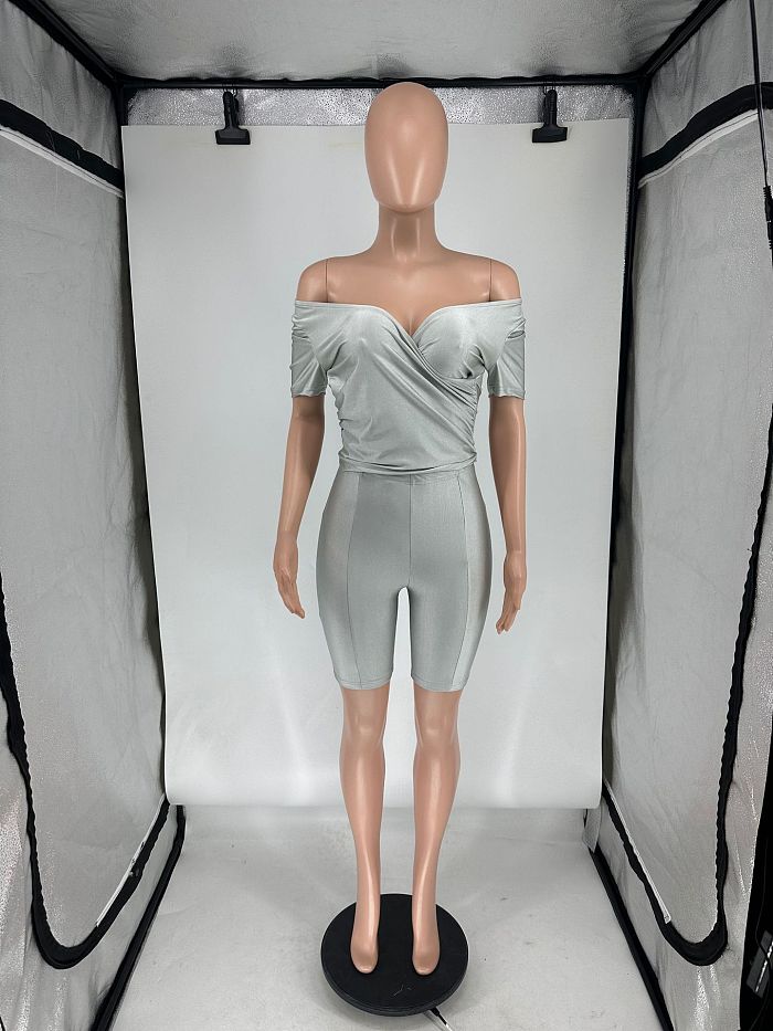 SUPER WHOLESALE |  V Neck Romper