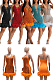 SUPER WHOLESALE | Bling Bling Sequins Halter Dress
