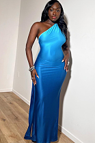 SUPER WHOLESALE |Sleeveless Gradient Off-shoulder Sexy Bodycon Dress