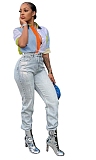 SUPER WHOLESALE | Colour Block Shirt Top