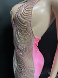 SUPER WHOLESALE |  High Quality Custom Rhinestone Party Dress
