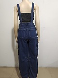 SUPER WHOLESALE |Multi-pocket overalls
