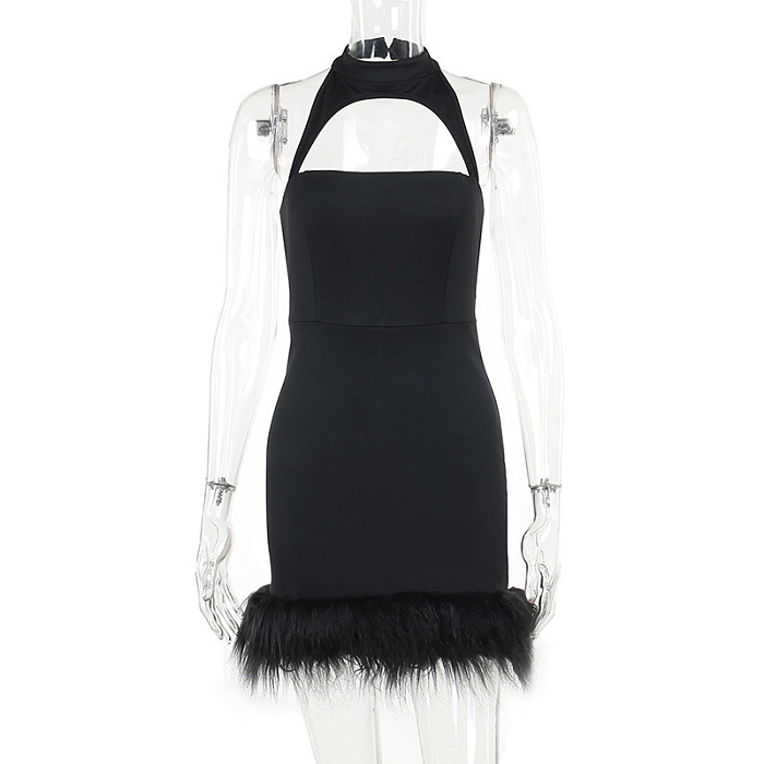 SUPER WHOLESALE | Fitted Short Dress Emphasizing the Bust