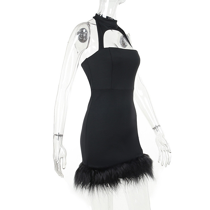 SUPER WHOLESALE | Fitted Short Dress Emphasizing the Bust