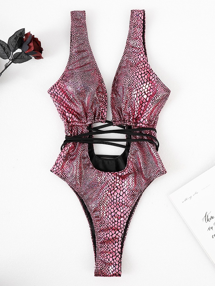 SUPER WHOLESALE | Strappy Swimwear One Piece