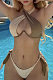 SUPER WHOLESALE |Color-block Swimsuit
