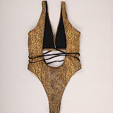 SUPER WHOLESALE | Strappy Swimwear One Piece