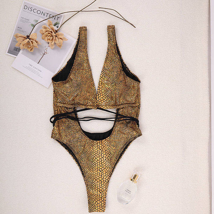 SUPER WHOLESALE | Strappy Swimwear One Piece