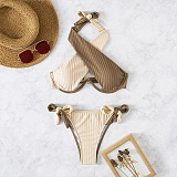 SUPER WHOLESALE |Color-block Swimsuit