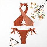 SUPER WHOLESALE |Color-block Swimsuit