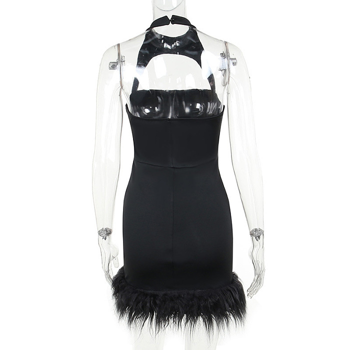 SUPER WHOLESALE | Fitted Short Dress Emphasizing the Bust