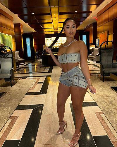 SUPER WHOLESALE | Denim Elastic Strapless Waist Belt Set