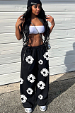 SUPER WHOLESALE | Flower Printed Loose Pants