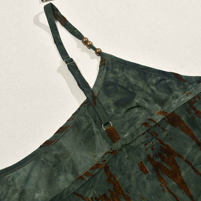 SUPER WHOLESALE | Printed Maxi Dress in Green