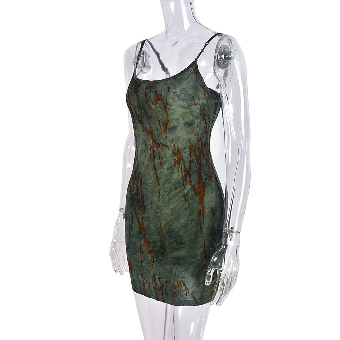 SUPER WHOLESALE | Printed Maxi Dress in Green