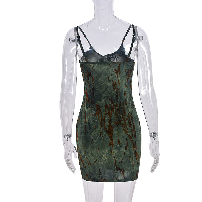 SUPER WHOLESALE | Printed Maxi Dress in Green