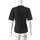 SUPER WHOLESALE | Flower Deco T-shirt