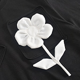 SUPER WHOLESALE | Flower Deco T-shirt