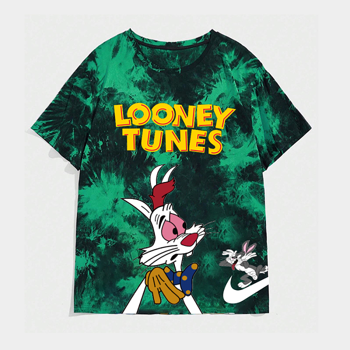 WHOLESALE | Tie-dye Comic Character Printed Oversize T-shirt