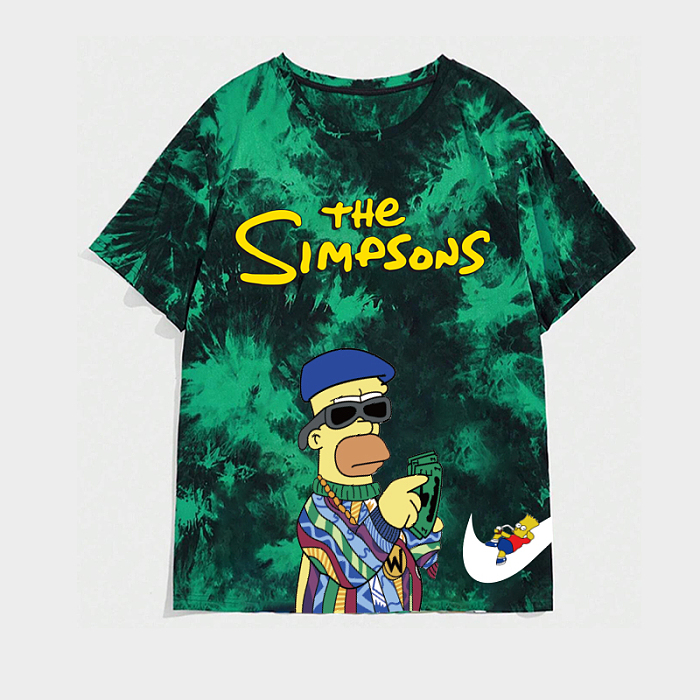WHOLESALE | Tie-dye Comic Character Printed Oversize T-shirt