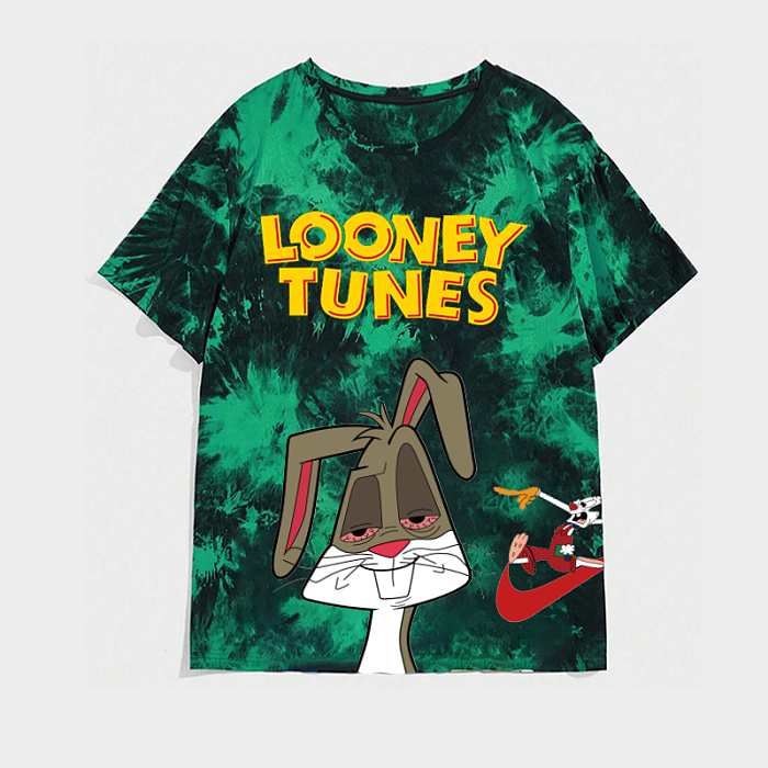 WHOLESALE | Tie-dye Comic Character Printed Oversize T-shirt