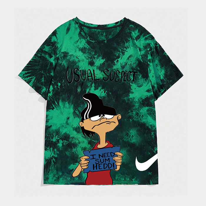 WHOLESALE | Tie-dye Comic Character Printed Oversize T-shirt
