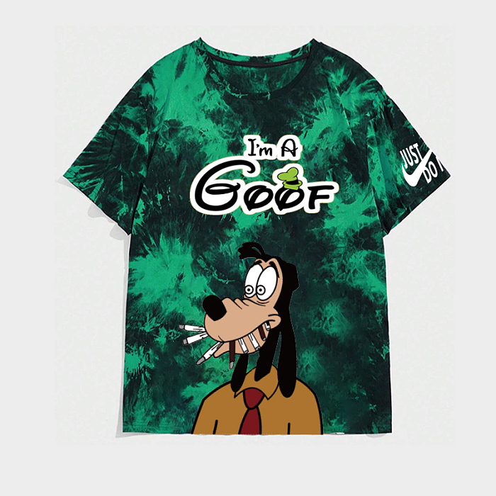 WHOLESALE | Tie-dye Comic Character Printed Oversize T-shirt