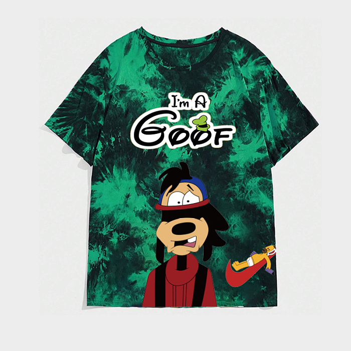 WHOLESALE | Tie-dye Comic Character Printed Oversize T-shirt