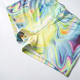 SUPER WHOLESALE | Marble Pattery Shorts Set