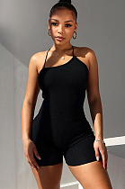 WHOLESALE | Pit Material Back Tie Romper