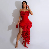 SUPER WHOLESALE | Strapless Wave Dress