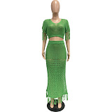 SUPER WHOLESALE | Knitted Skirt Set