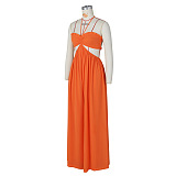 SUPER WHOLESALE | Strapless Halter Jumpsuit