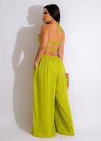 SUPER WHOLESALE | Strapless Halter Jumpsuit in Green