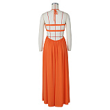 SUPER WHOLESALE | Strapless Halter Jumpsuit
