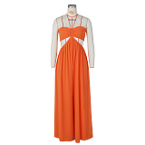 SUPER WHOLESALE | Strapless Halter Jumpsuit