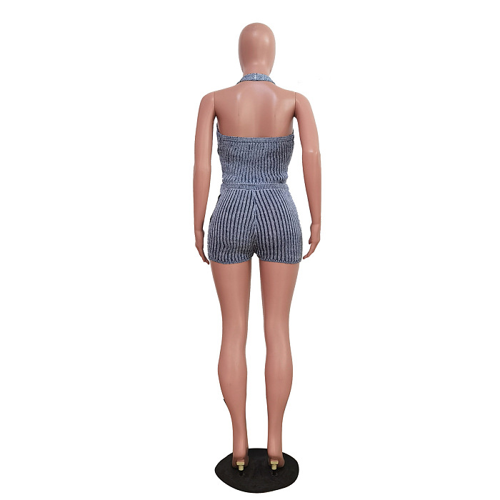 SUPER WHOLESALE | Furry Vest Shorts Set