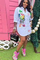 SUPER WHOLESALE | Sunflower Shirt Dress