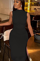 SUPER WHOLESALE | Strapless High Neck Long Dress