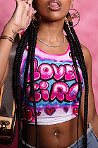 SUPER WHOLESALE | Words Printed Tanks