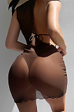 SUPER WHOLESALE | 3 Pieces Bikini in Brown
