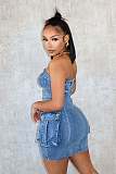 SUPER WHOLESALE | Strapless Cargo Dress