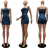 SUPER WHOLESALE | Strapless Cargo Dress