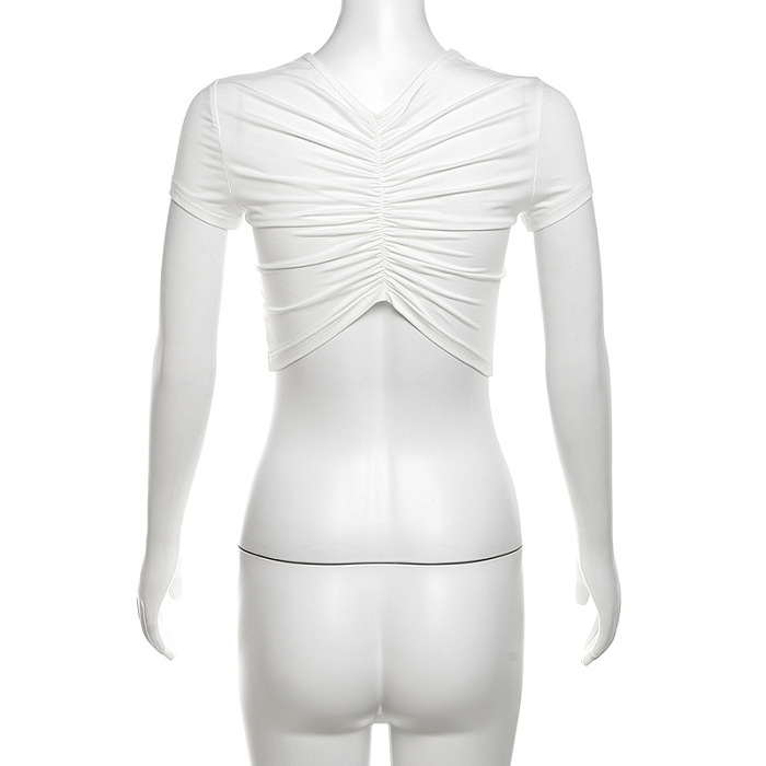 SUPER WHOLESALE | Elastic Crop T-shirt