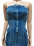 SUPER WHOLESALE | Strapless Cargo Dress