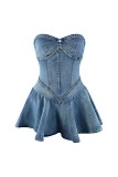SUPER WHOLESALE | Strapless Flare Bottom Dress