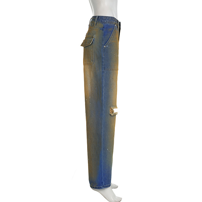 SUPER WHOLESALE | Distressed Denim Boyfriend Jeans