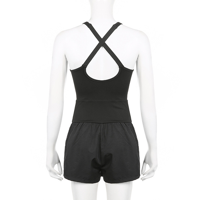 SUPER WHOLESALE | Tank Romper in Solid Color